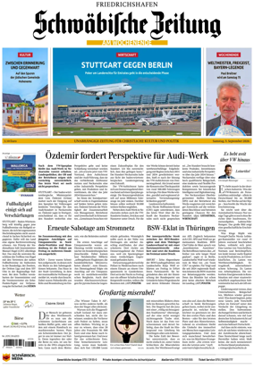 Cover of Schwabische Zeitung (Friedrichshafen)