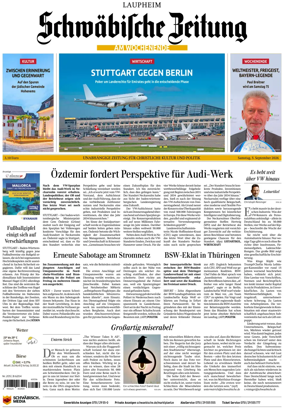 Cover of Schwabische Zeitung (Laupheim)