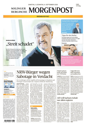 Cover of Solinger Bergische Morgenpost/Remscheid