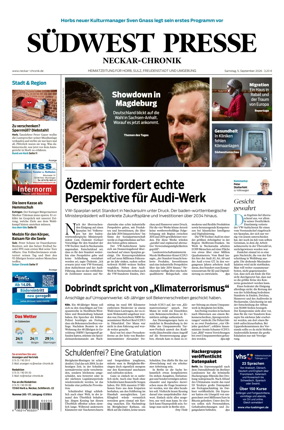 Cover of SUDWEST PRESSE - Neckar-Chronik