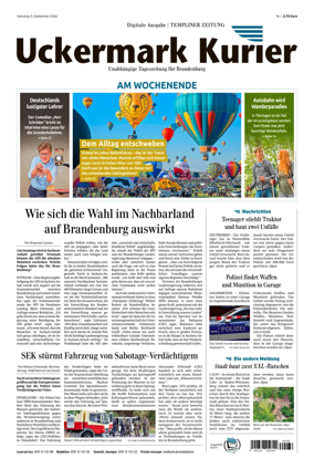 Cover of Templiner Zeitung