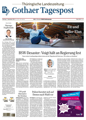 Cover of Thuringische Landeszeitung (Gotha)