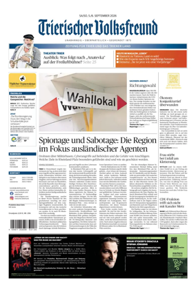 Cover of Trierischer Volksfreund