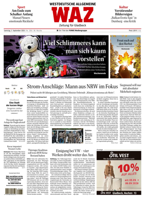 Cover of Westdeutsche Allgemeine Zeitung (Gladbeck)