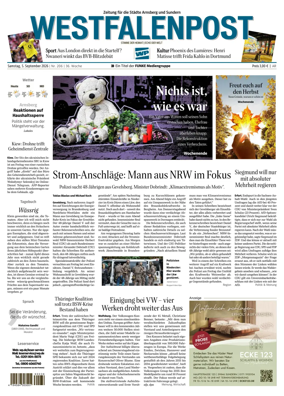 Cover of Westfalenpost (Arnsberg)