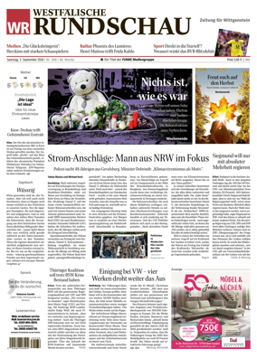 Cover of Westfalische Rundschau (Bad Berleburg Wittgenstein)