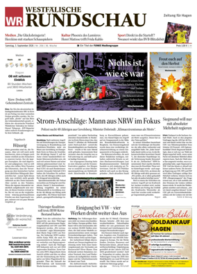 Cover of Westfalische Rundschau (Hagen Hohenlimburg)