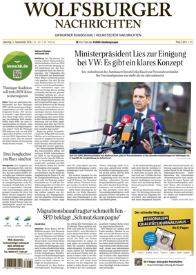 Cover of Wolfsburger Nachrichten (Wolfsburg-Gifhorn)