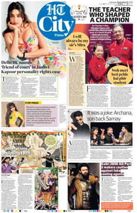 Cover of Hindustan Times (Patna) - Live