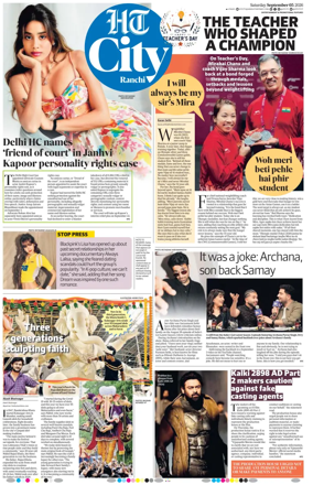 Cover of Hindustan Times (Ranchi) - Live