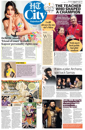 Cover of Hindustan Times (Jaipur) - City