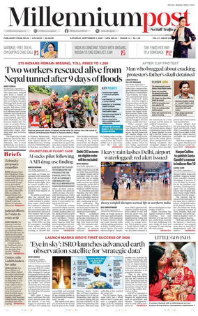 Cover of Millennium Post