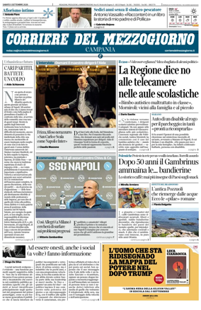Cover of Corriere del Mezzogiorno (Campania)