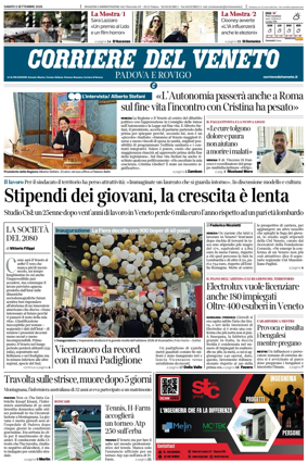 Cover of Corriere del Veneto (Padova e Rovigo)