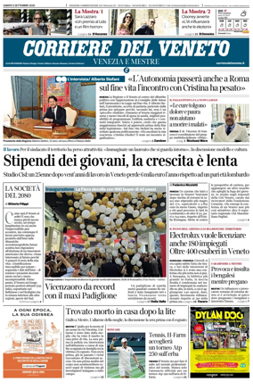 Cover of Corriere del Veneto (Venezia e Mestre)
