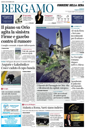 Cover of Corriere della Sera (Bergamo)