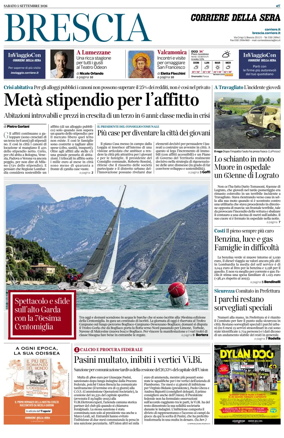 Cover of Corriere della Sera (Brescia)