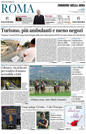 Cover of Corriere della Sera (Roma)