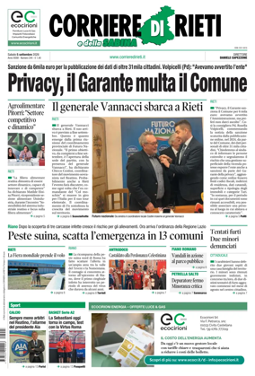 Cover of Corriere di Rieti