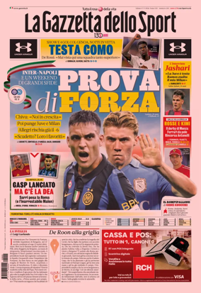 Cover of La Gazzetta dello Sport - Milano