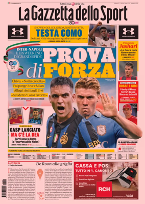 Cover of La Gazzetta dello Sport