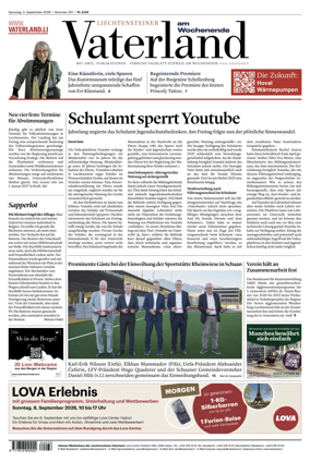 Cover of Liechtensteiner Vaterland