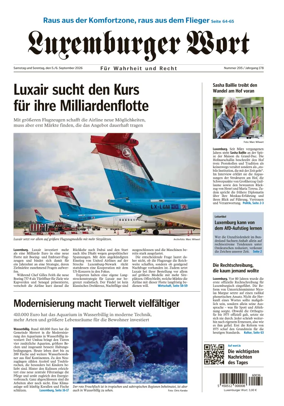 Cover of Luxemburger Wort