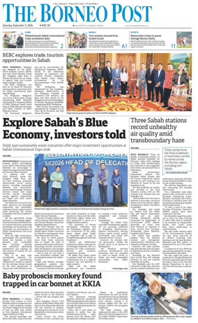 Cover of The Borneo Post (Sabah)