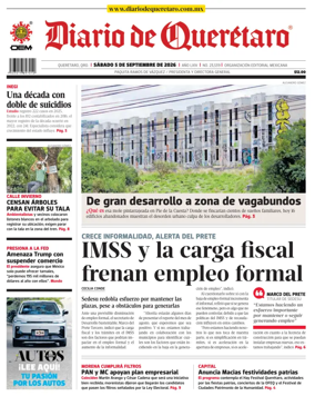 Cover of Diario de Queretaro