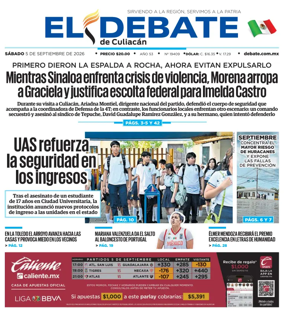 Cover of El Debate de Culiacan