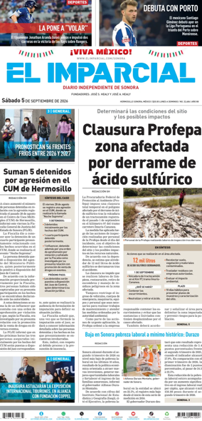 Cover of El Imparcial
