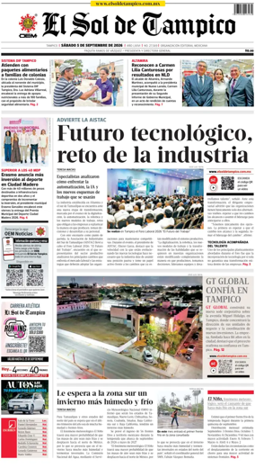 Cover of El Sol de Tampico