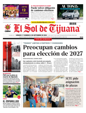 Cover of El Sol de Tijuana