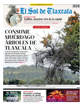 Cover of El Sol de Tlaxcala