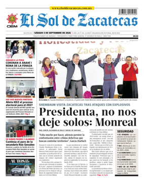 Cover of El Sol de Zacatecas
