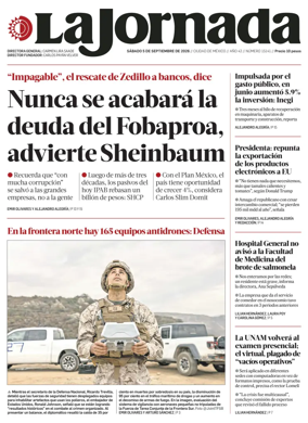 Cover of La Jornada