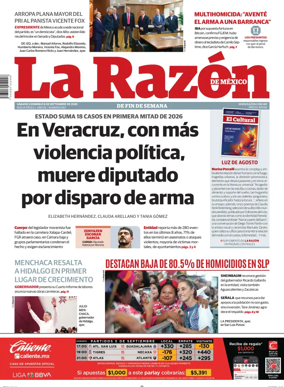 Cover of La Razon de Mexico
