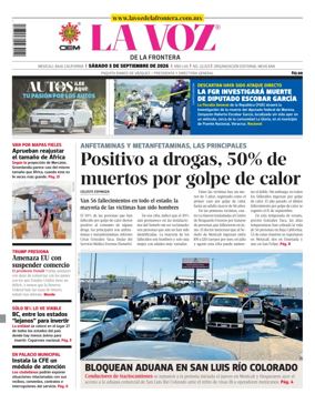 Cover of La Voz de la Frontera