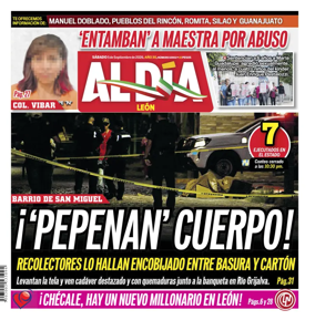 Cover of Periodico Al Dia (Leon)
