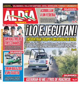 Cover of Periodico Al Dia (Salamanca)