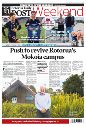 Cover of Rotorua Daily Post