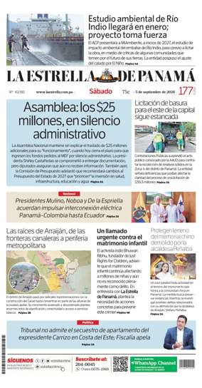 Cover of La Estrella de Panama