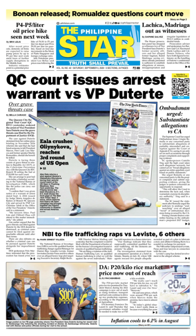 Cover of The Philippine Star