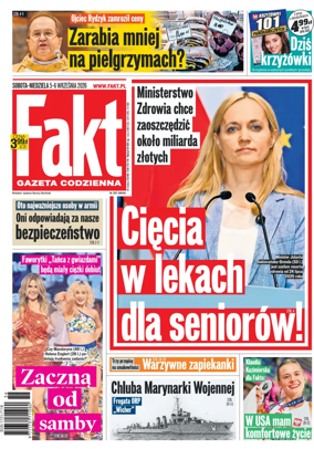 Cover of Fakt Gazeta Codzienna (Saturday)