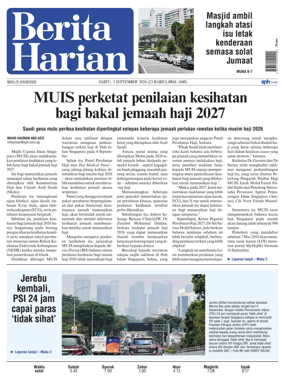Cover of Berita Harian