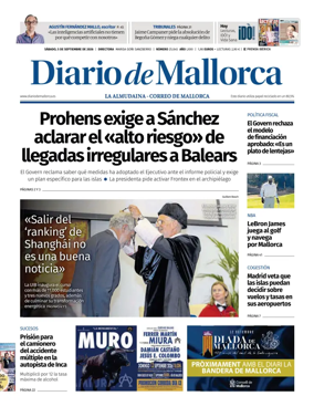 Cover of Diario de Mallorca