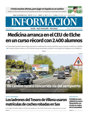 Cover of Diario Informacion (Elche y Vega Baja)