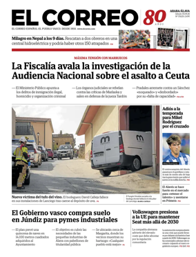 Cover of EL Correo (Alava)