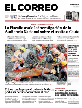 Cover of El Correo (Duranguesado)