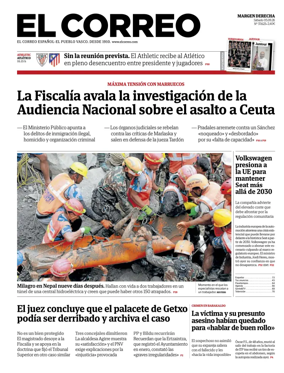 Cover of El Correo (Margen derecha)